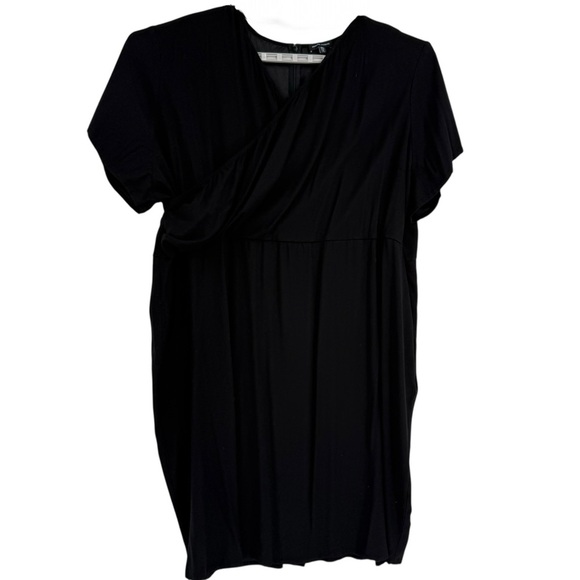 Universal Standard Womens Mary Black Faux Wrap Surplice Sheath Dress Size 2X - Picture 1 of 9